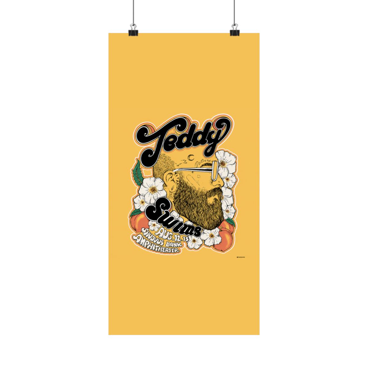 Atlanta Concert Poster | Teddy Swims - Official Posters & Wall Art merchandise