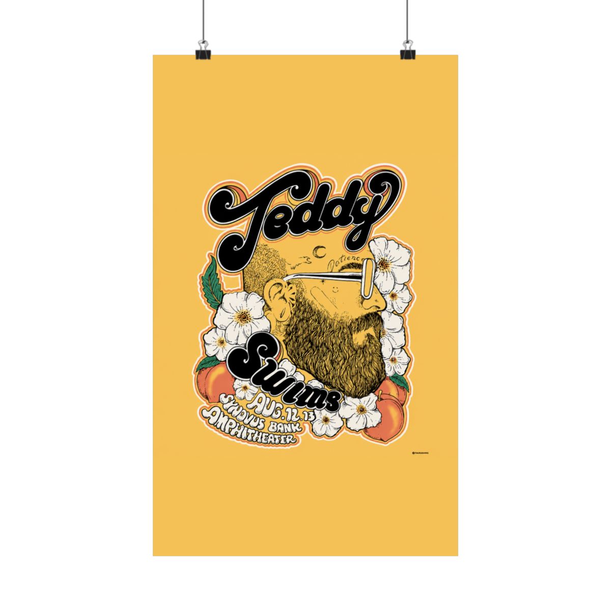 Atlanta Concert Poster | Teddy Swims - alternate angle 5, merchandise