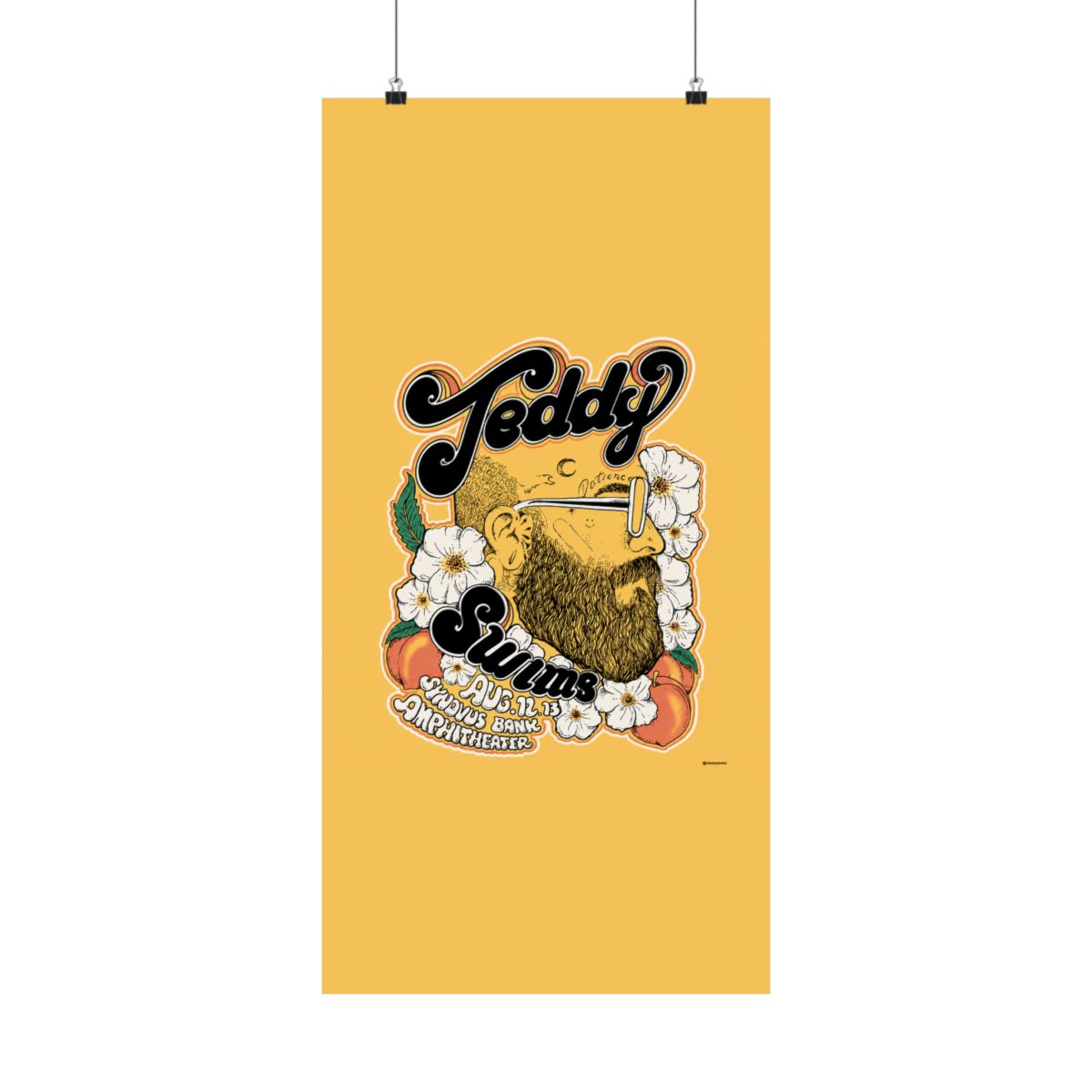 Atlanta Concert Poster | Teddy Swims - alternate angle 4, merchandise