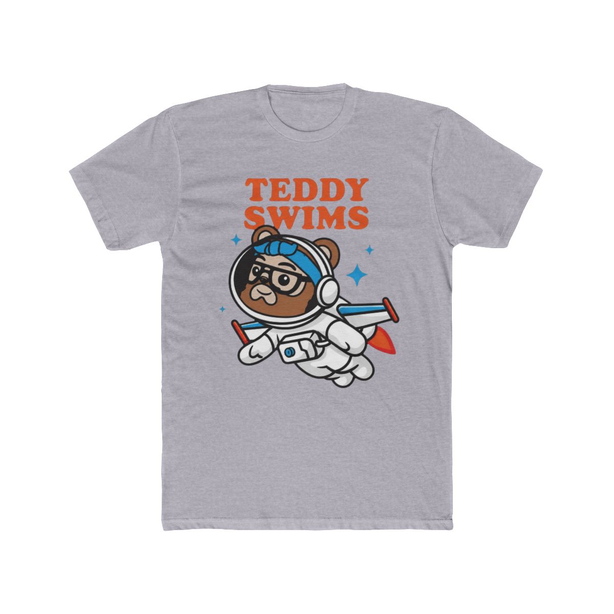 Teddy Swims Space Bear T Shirt - alternate angle 3, merchandise