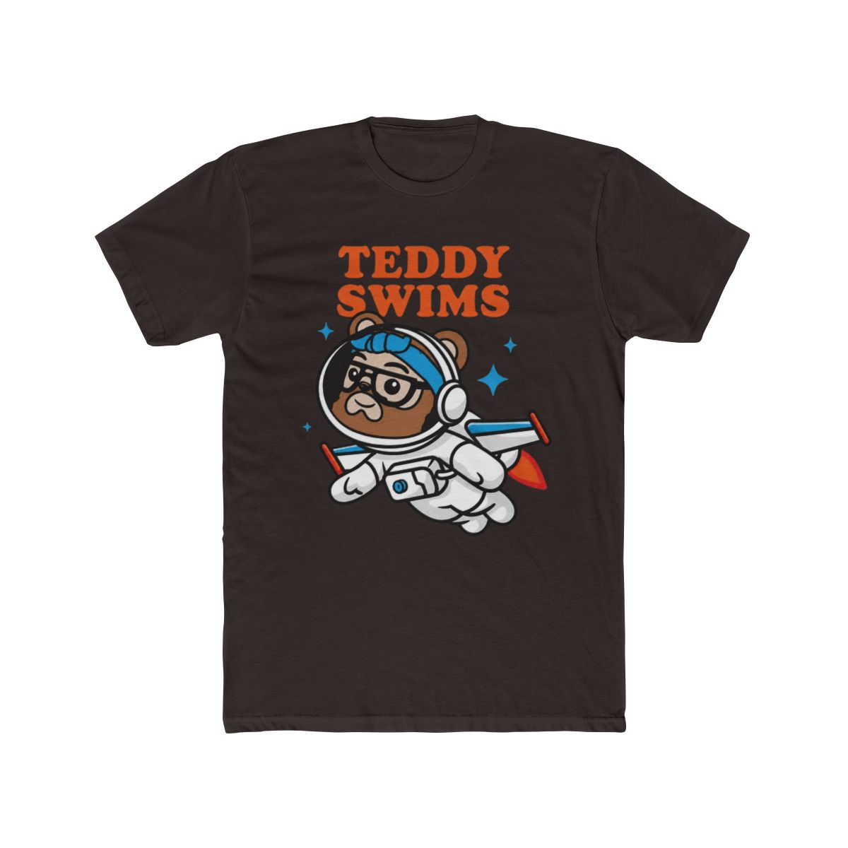 Teddy Swims Space Bear T Shirt - alternate angle 2, merchandise