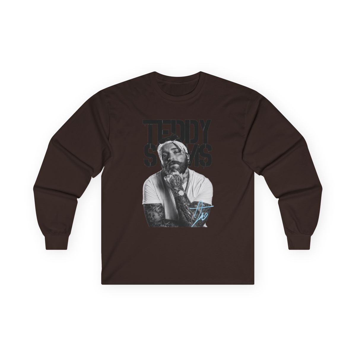 Teddy Swims Music Graphic Shirt, Long Sleeve, long sleeve, and - alternate angle 4, merchandise